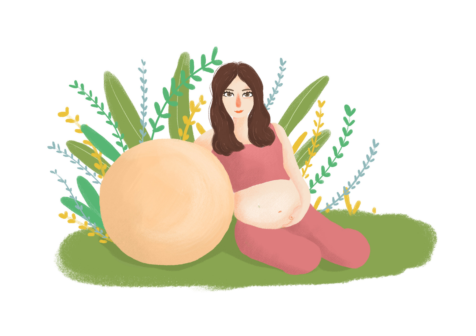 【怀孕四个月肚子图片】怀孕四个月肚子有多大图片怀孕4个月的肚子图片
