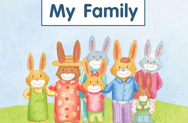 少儿英语绘本故事《my family我的一家》pdf资源免费下载