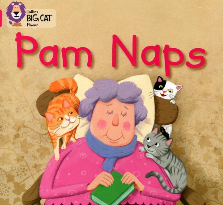 《Pam Naps》大猫自然拼读英语绘本pdf资源免费下载