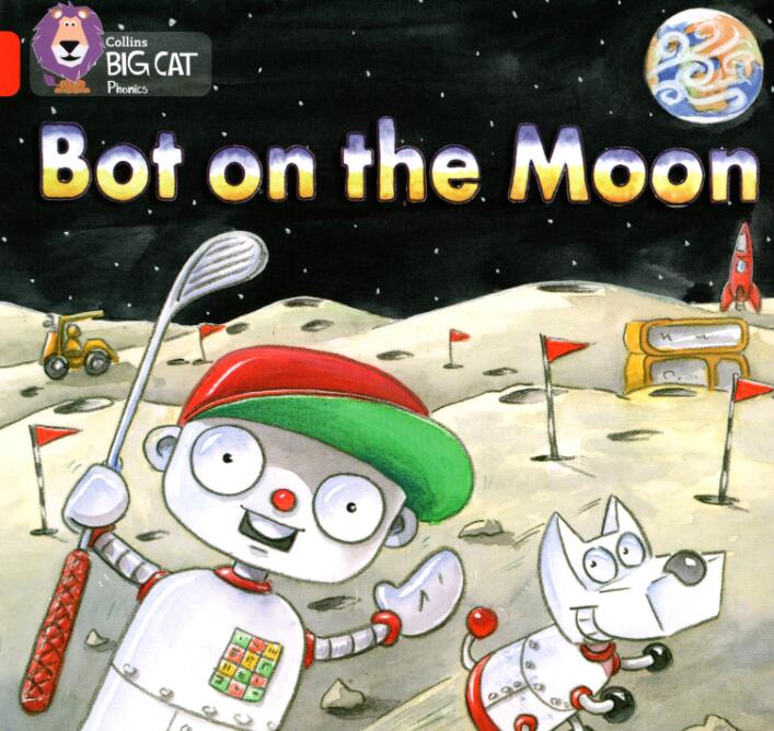 《Bot on the Moon》大猫自然拼读绘本pdf资源免费下载