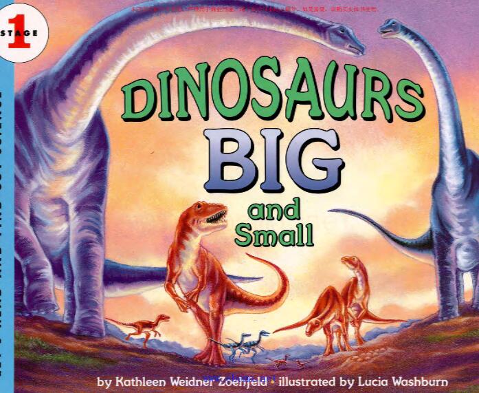 《Dinosaurs Big and Small》科普类英文绘本pdf资源免费下载