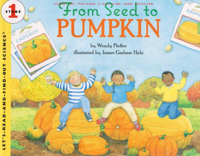 《From Seed to Pumpkin》科普类英文绘本pdf资源免费下载