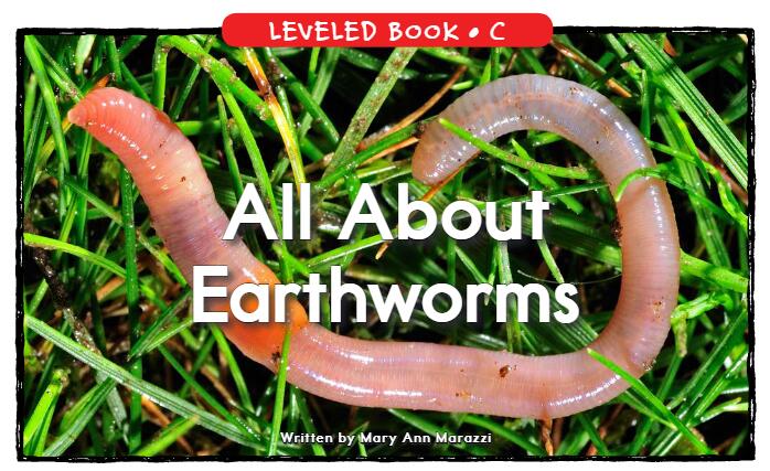 《All About Earthworms》RAZ分级绘本pdf资源免费下载