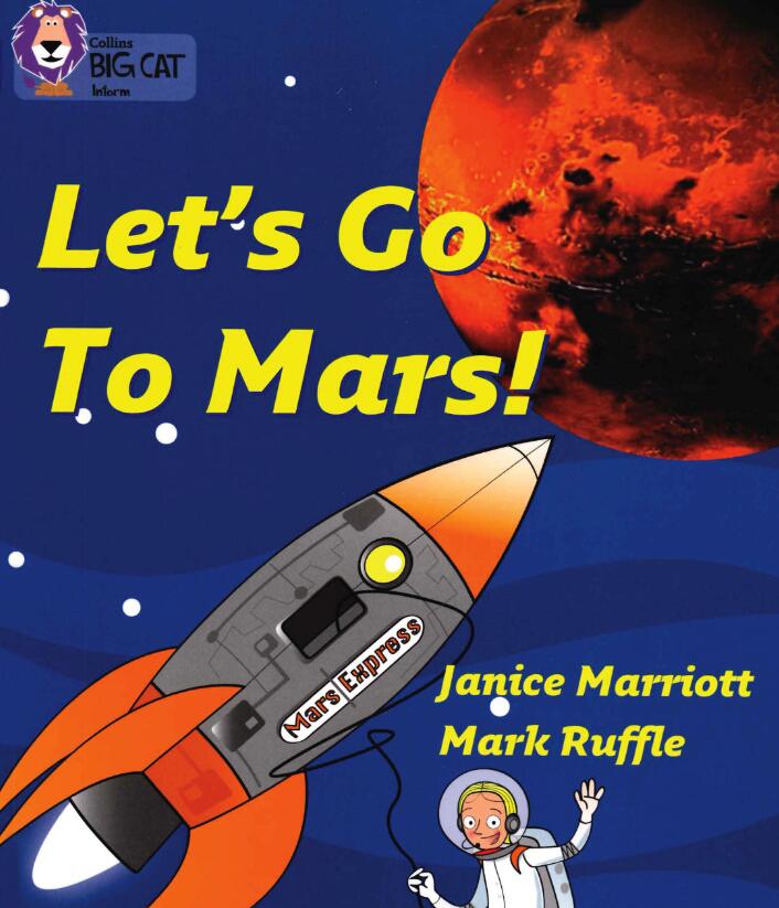 《Let's Go To Mars》大猫分级绘本pdf资源免费下载