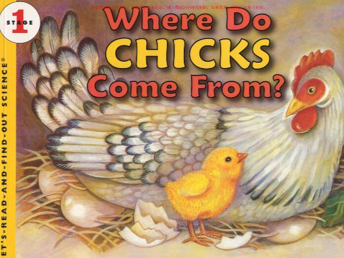 《Where Do Chicks Come From》科普类英文绘本pdf资源免费下载