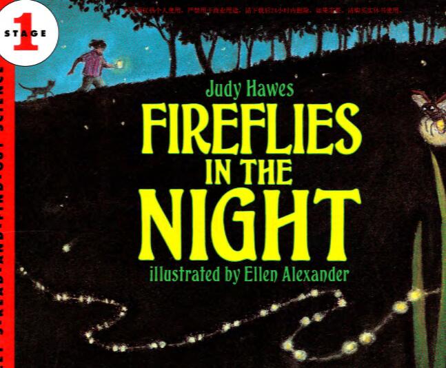 《Fireflies in the Night夜里的萤火虫》英文绘本pdf资源免费下载