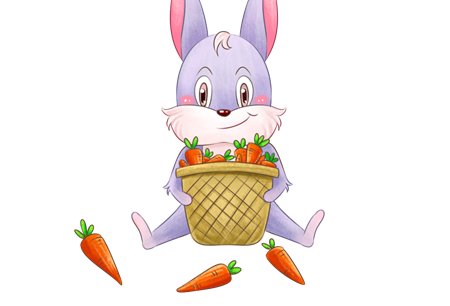 小白兔卖菜的故事