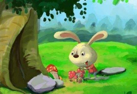 聪明的小白兔的故事