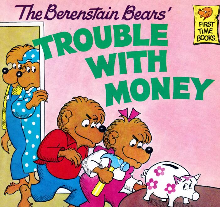 《The Berenstain Bears Trouble with Money》绘本pdf资源免费下载