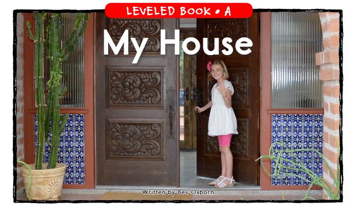 《My House》RAZ分级阅读绘本pdf资源免费下载