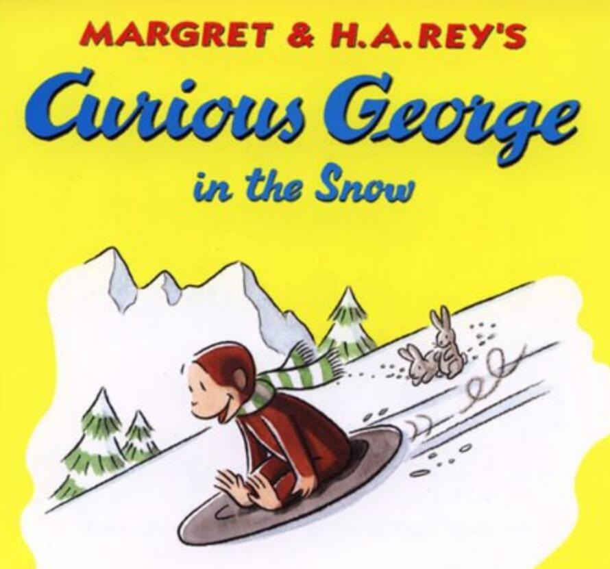 《Curious George in the Snow》英文绘本pdf资源免费下载
