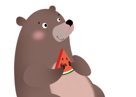 胖胖熊的小花帽故事