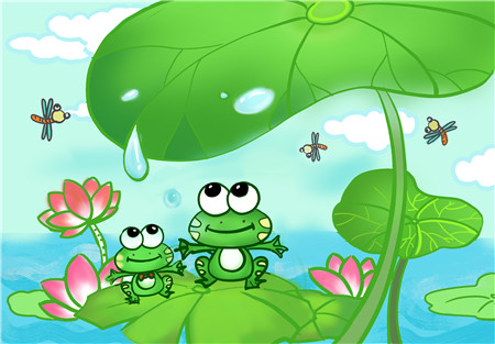 蜻蜓和青蛙的童话故事