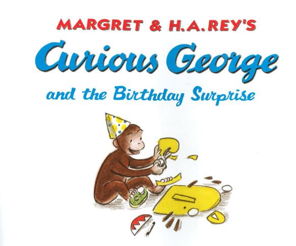 《Curious George and the Birthday Surprise》绘本pdf+mp3资源免费下载