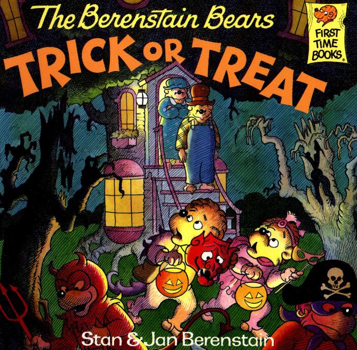 《The Berenstain Bears Trick or Treat》绘本pdf资源免费下载