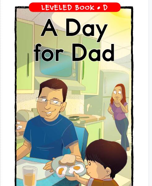 《A Day for Dad》RAZ分级英语绘本pdf资源免费下载