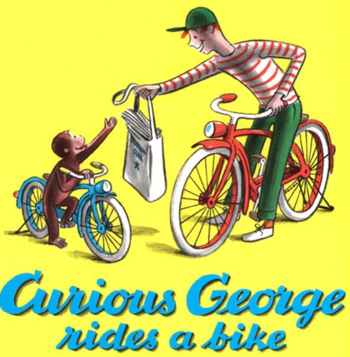 《Curious George Rides a Bike》绘本pdf+mp3资源免费下载