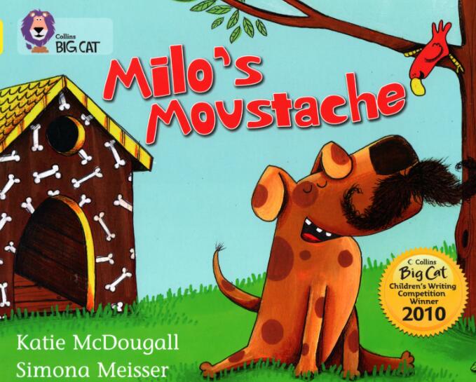 《Milo's Moustache》大猫分级绘本pdf资源免费下载
