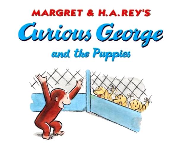 《Curious George and Puppies》绘本pdf+mp3资源免费下载