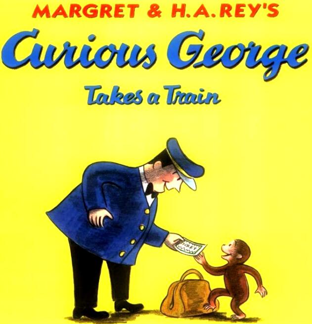 《Curious George Takes a Train》绘本pdf+mp3资源免费下载