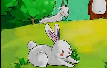 乐于助人的兔子的故事