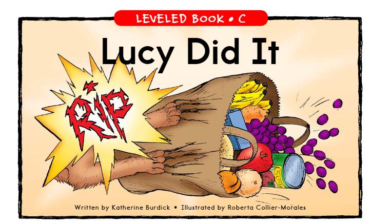 《lucy did it》RAZ绘本pdf资源百度网盘免费下载