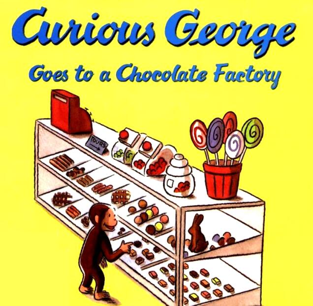 《Curious George Goes to a Chocolate Factory》绘本pdf+音频免费下载