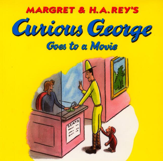 《Curious George Goes to a Movie》绘本pdf+mp3资源免费下载