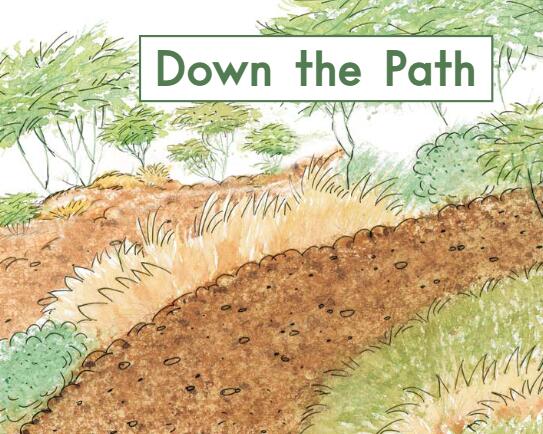《Down the Path沿着小路跑啊跑》英语绘本pdf资源免费下载