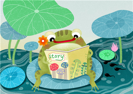 池塘边的青蛙童话故事