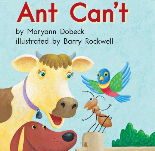 《Ant Can't蚂蚁不会》绘本故事pdf资源免费下载