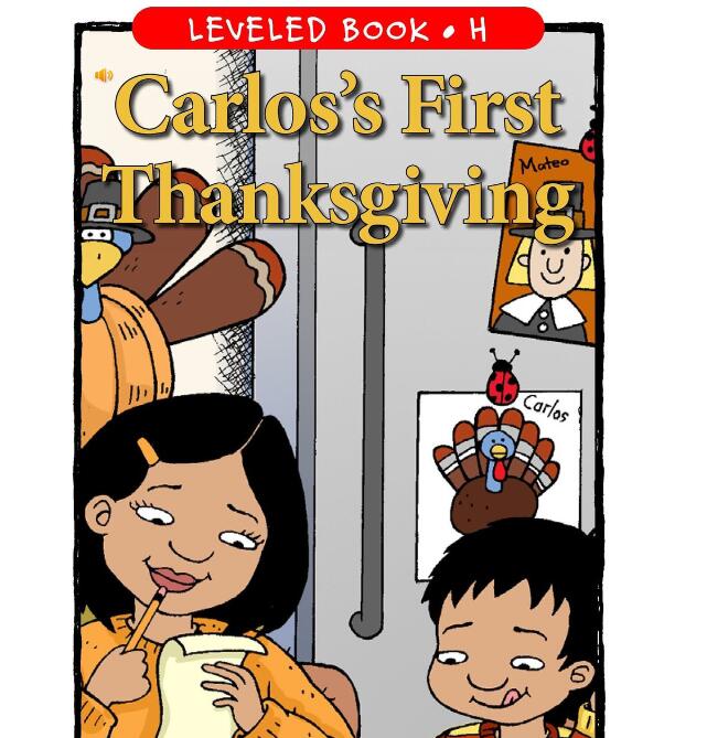 《Carlos's First Thanksgiving》RAZ绘本pdf资源免费下载