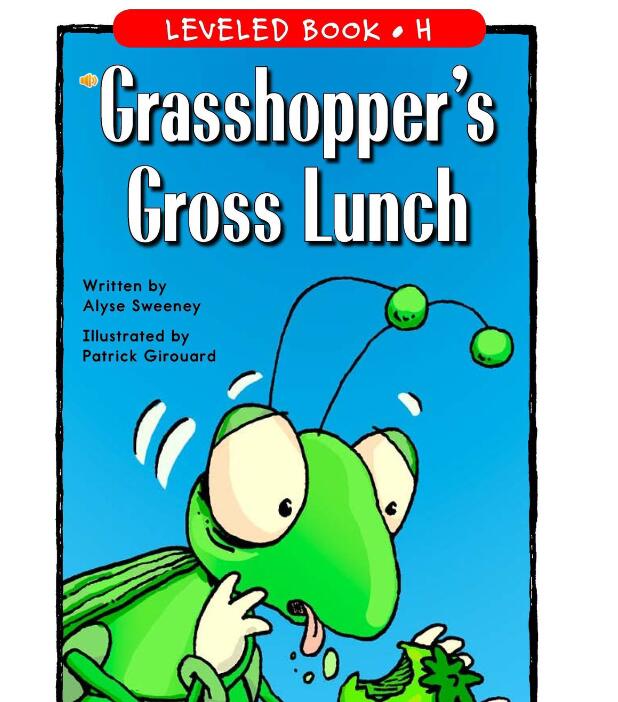 《Grasshopper's Gross Lunch》RAZ绘本paf资源免费下载