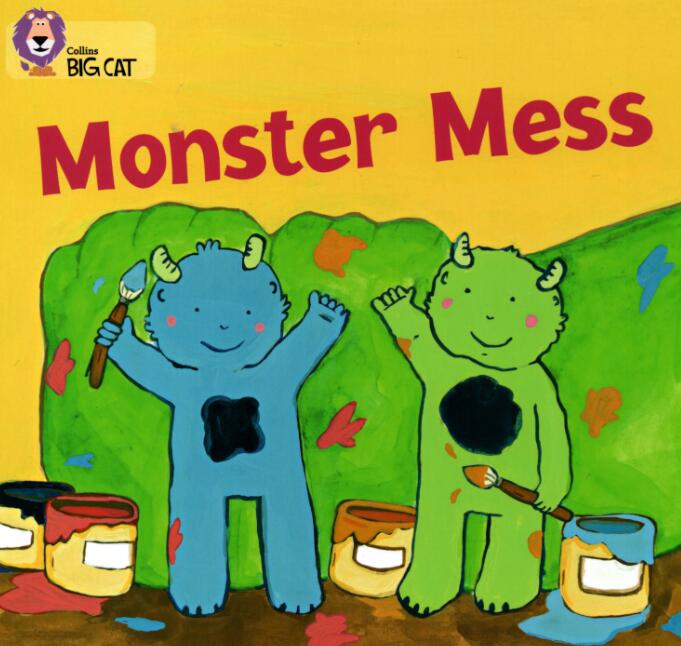 《Monster Mess》英文绘本pdf资源免费下载