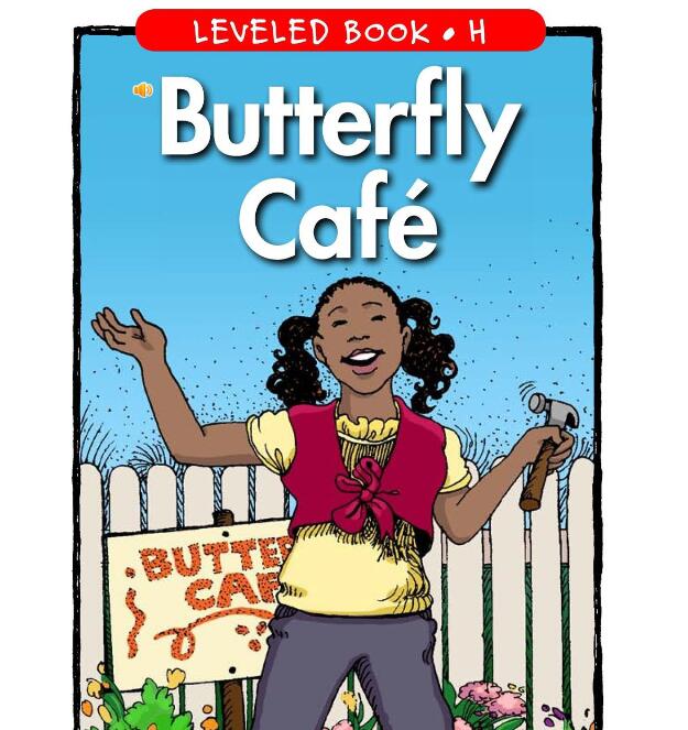 《Butterfly Cafe》RAZ分级英文绘本pdf资源免费下载