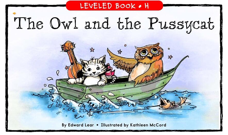 《The Owl and the Pussycat》RAZ绘本pdf资源免费下载