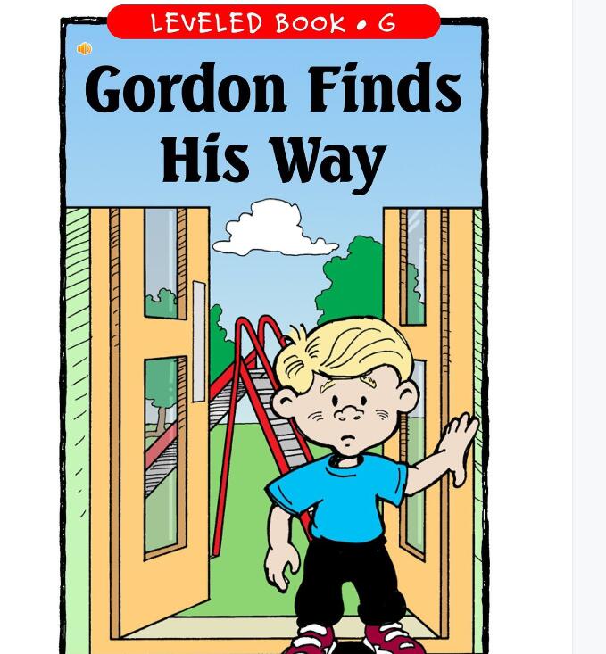 《Gordon Finds His Way》RAZ分级绘本paf资源免费下载