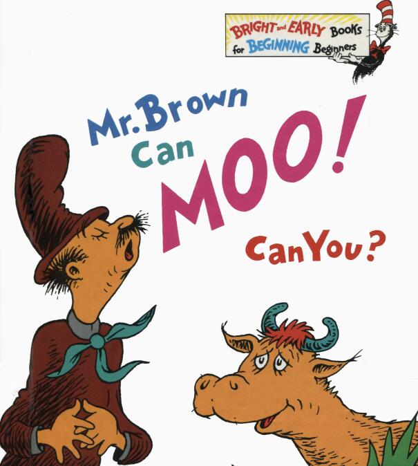 《Mr.Browm Can Moo Can You》英文绘本pdf+音频资源免费下载