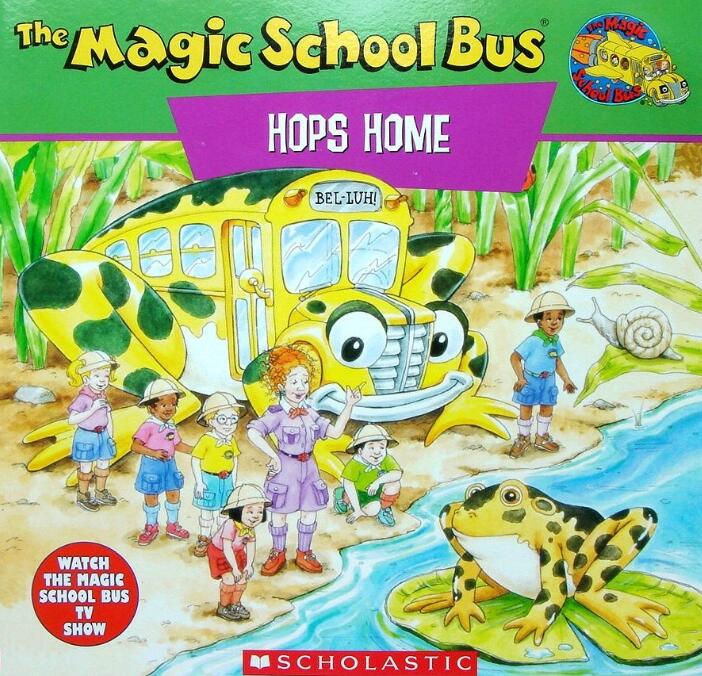《The Magic School Bus Hops Home》绘本pdf资源免费下载