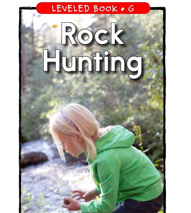 《Rock Hunting》RAZ分级英语绘本pdf资源免费下载