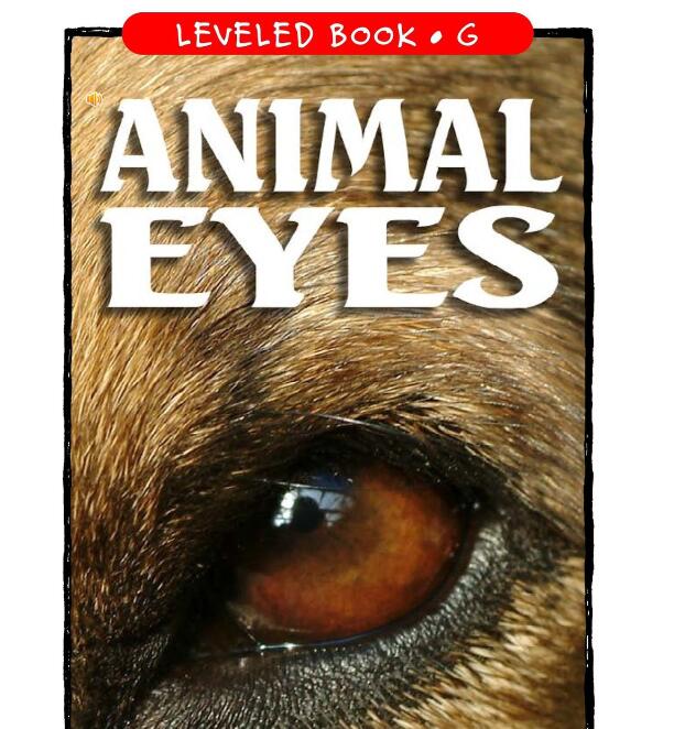 《Animal Eyes》RAZ分级英文绘本pdf资源免费下载