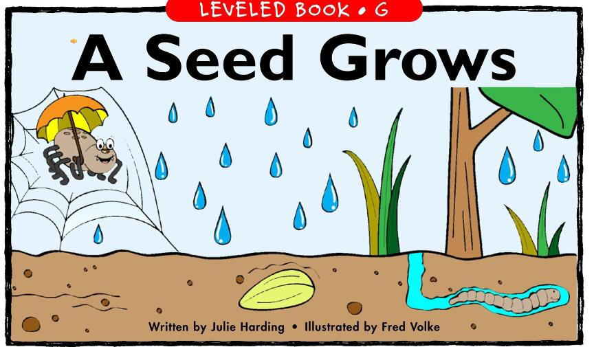 《A Seed Grows》RAZ分级绘本paf资源免费下载