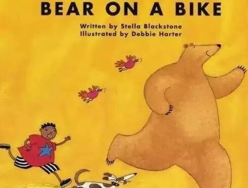 《Bear on a Bike骑自行车的小熊》英文绘本pdf资源免费下载