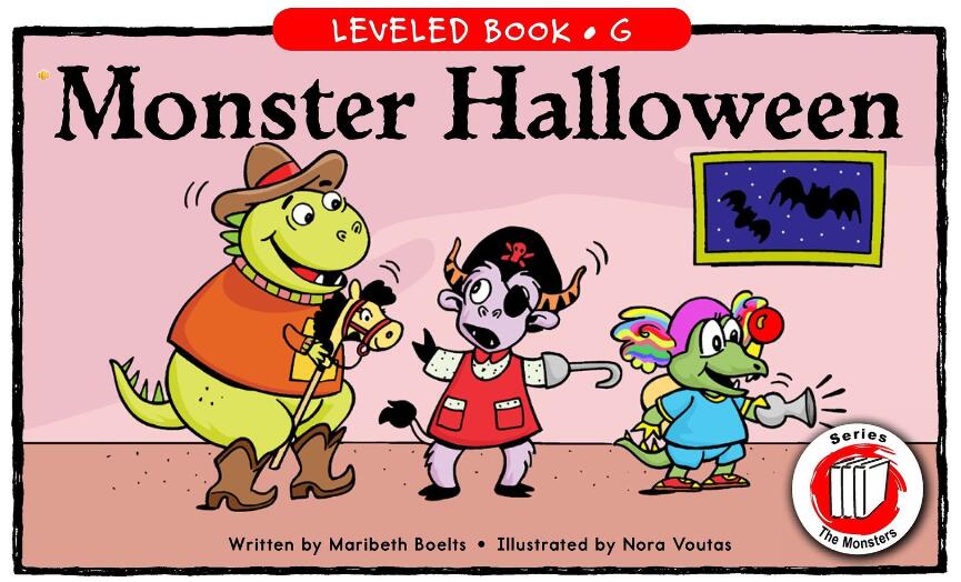 《Monster Halloween》RAZ分级绘本pdf资源免费下载