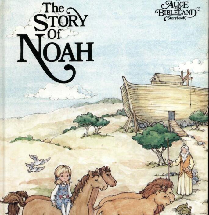 《the story of noah方舟的故事》英文原版绘本pdf资源免费下载