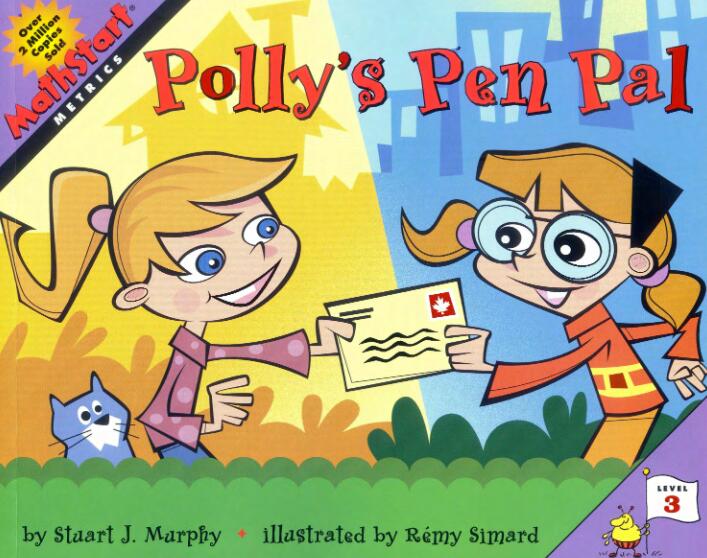 《Polly's Pen Pal波利的笔友》数学启蒙英文绘本pdf资源免费下载