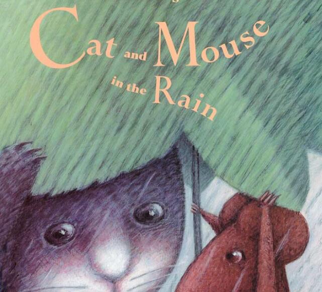 《Cat and mouse in the rain雨中作乐 》英语原版绘本pdf资源免费下载