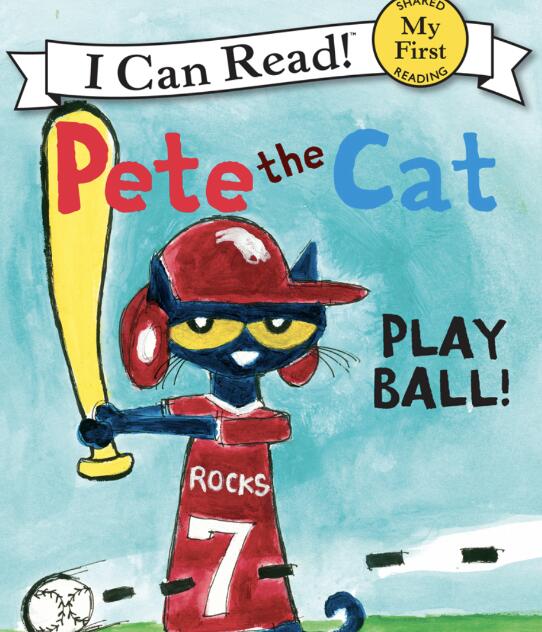 《Pete the Cat Play Ball》英文绘本pdf资源免费下载