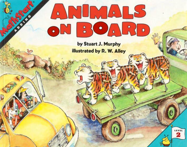 《Animals on Board》数学启蒙英语绘本pdf资源免费下载