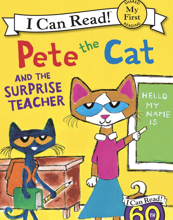 《Pete the Cat and the Surprise Teacher》英文绘本pdf资源免费下载